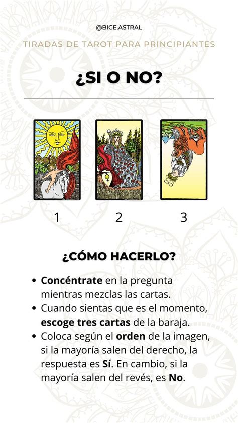 tirada si no 5 cartas|Tarot Si o No 5 Cartas